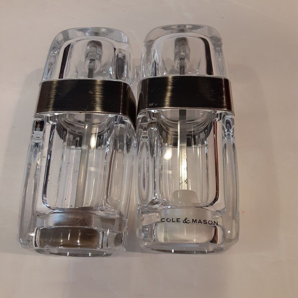 Cole & Mason Salt & Pepper Shakers Timeless Clean Lines